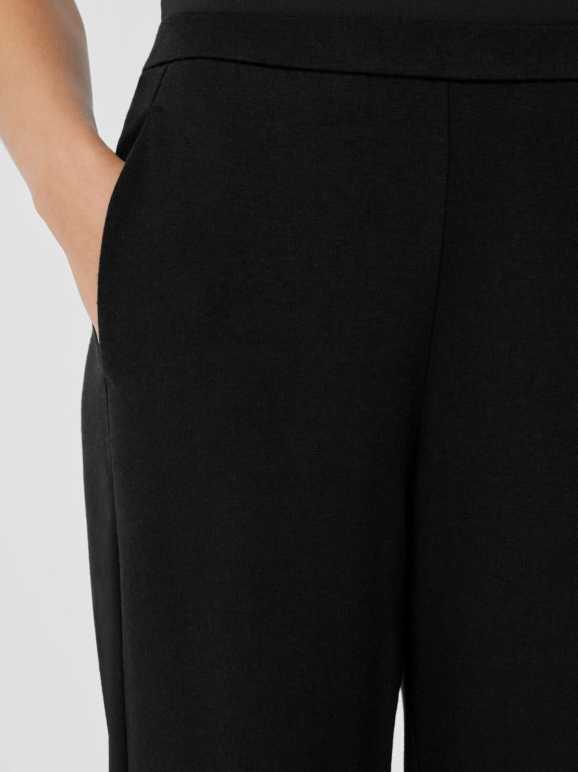 Eileen Fisher Pants, Shorts &amp; Jumpsuits | Cozy Brushed Terry Hug Slouchy Pant Black - Women