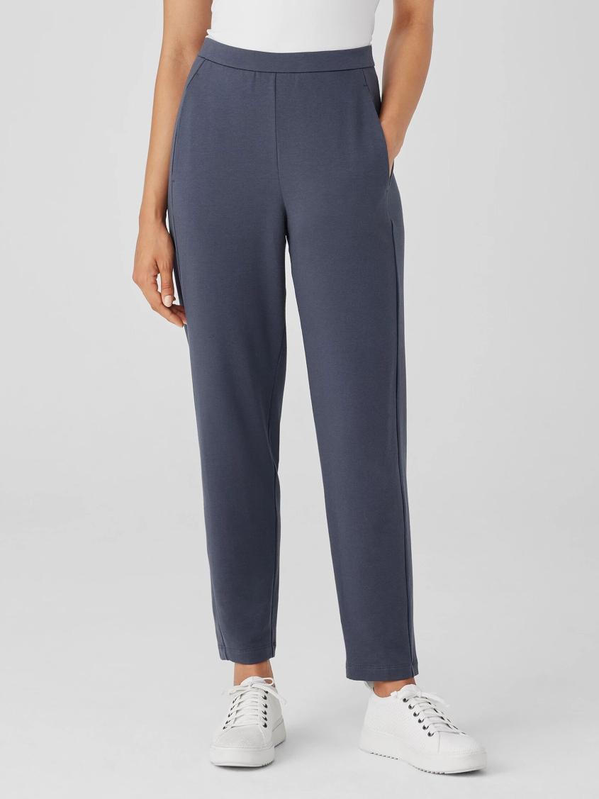 Eileen Fisher Pants, Shorts &amp; Jumpsuits | Cozy Brushed Terry Hug Slouchy Pant Ocean - Women