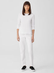 Eileen Fisher Pants, Shorts &amp; Jumpsuits | Organic Cotton Denim Slim Jean White - Women