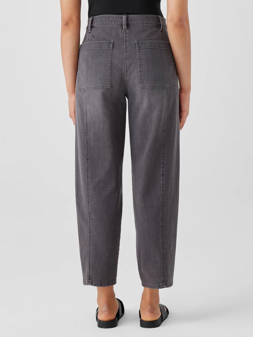 Eileen Fisher Pants, Shorts &amp; Jumpsuits | Organic Cotton Stretch Lantern Jean Carbon - Women