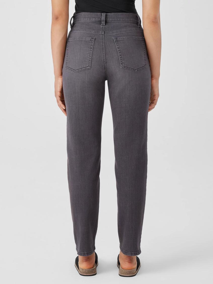 Eileen Fisher Pants, Shorts &amp; Jumpsuits | Organic Cotton Stretch Slim Jean Carbon - Women