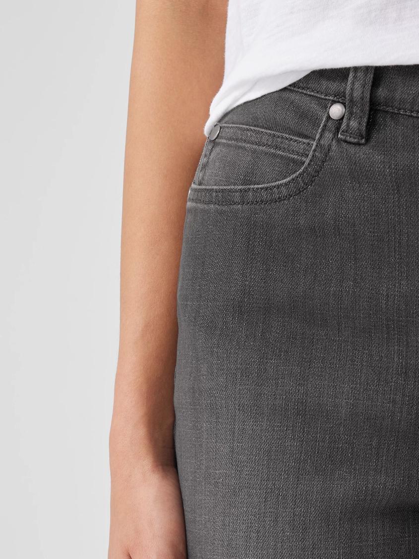 Eileen Fisher Pants, Shorts &amp; Jumpsuits | Organic Cotton Stretch Slim Jean Carbon - Women