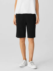 Eileen Fisher Pants, Shorts &amp; Jumpsuits | Pima Cotton Stretch Jersey Shorts Black - Women