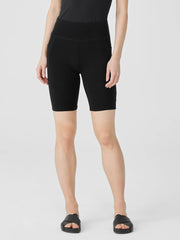 Eileen Fisher Pants, Shorts &amp; Jumpsuits | Pima Cotton Stretch Jersey Shorts Black - Women