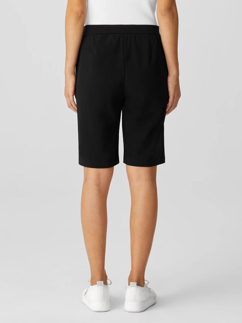 Eileen Fisher Pants, Shorts &amp; Jumpsuits | Pima Cotton Stretch Jersey Shorts Black - Women