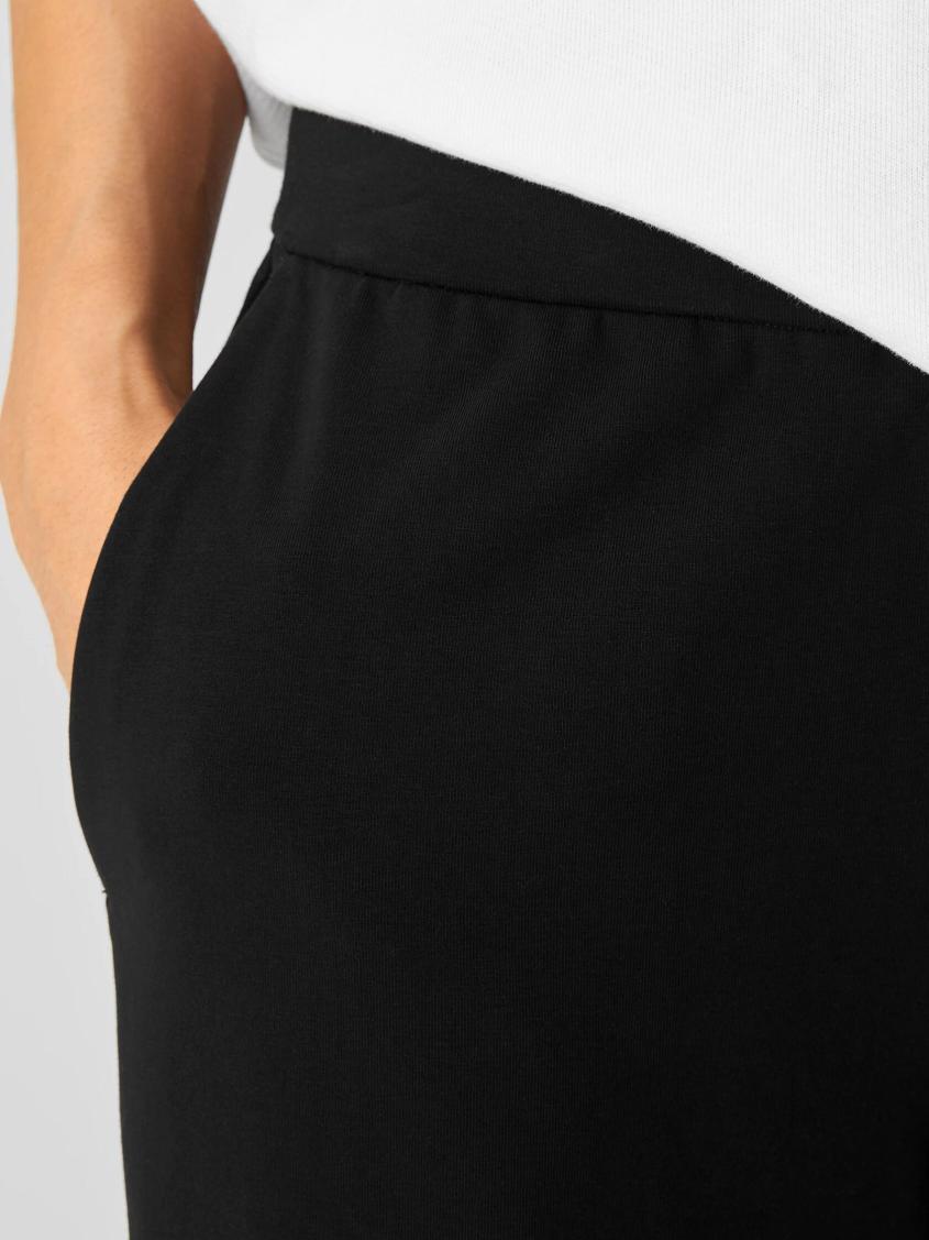 Eileen Fisher Pants, Shorts &amp; Jumpsuits | Pima Cotton Stretch Jersey Shorts Black - Women