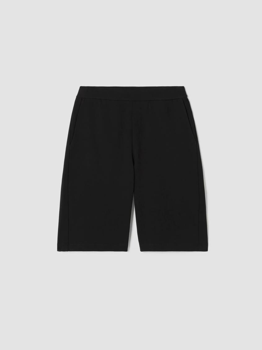 Eileen Fisher Pants, Shorts &amp; Jumpsuits | Pima Cotton Stretch Jersey Walking Shorts Black - Women