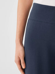 Eileen Fisher Pants, Shorts &amp; Jumpsuits | Pima Cotton Stretch Jersey Wide-Leg Pant Ocean - Women