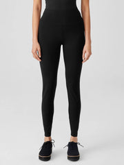 Eileen Fisher Pants, Shorts &amp; Jumpsuits | Stretch Jersey Knit High-Waisted Leggings Black - Women