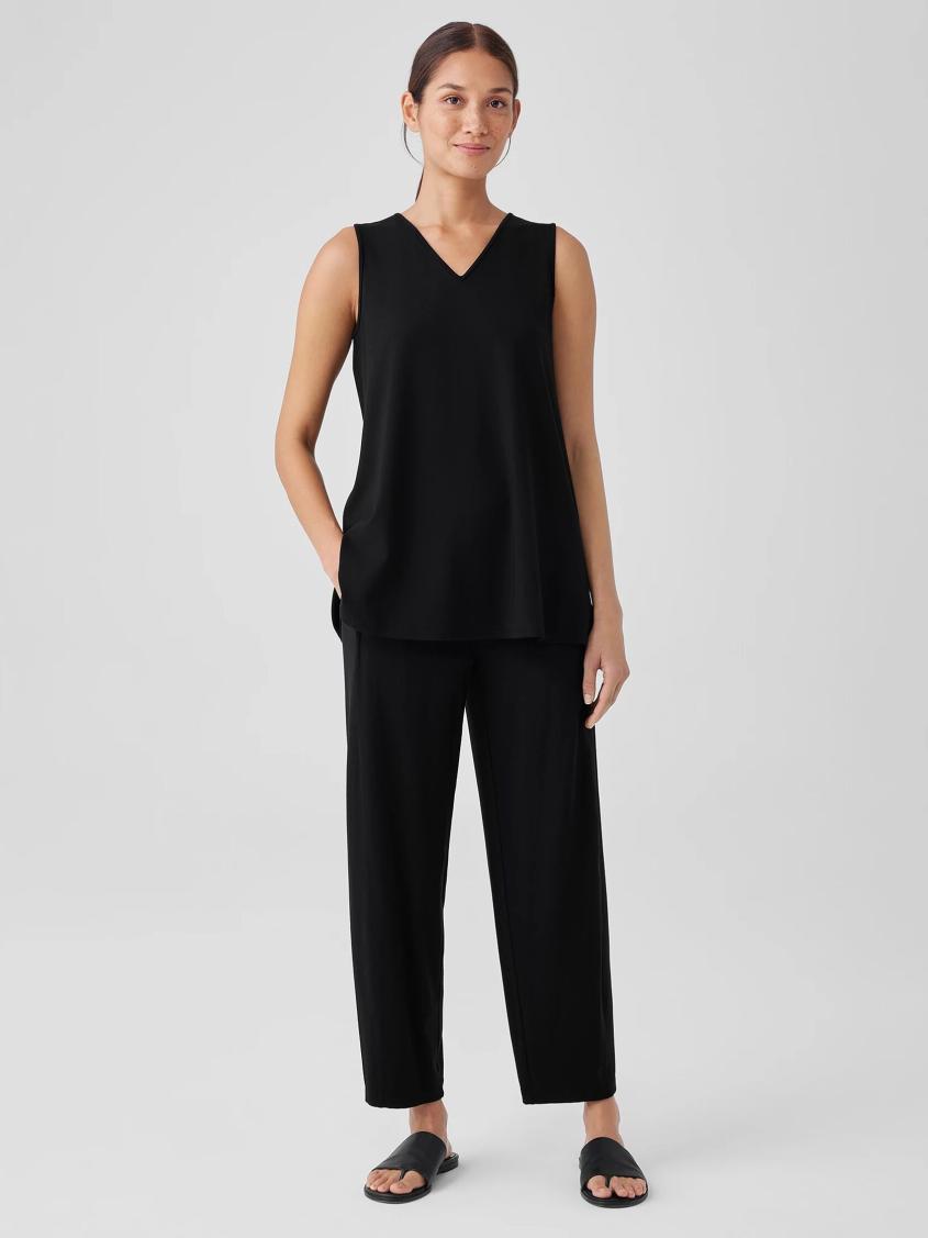 Eileen Fisher Pants, Shorts &amp; Jumpsuits | Stretch Jersey Knit Lantern Pant Black - Women
