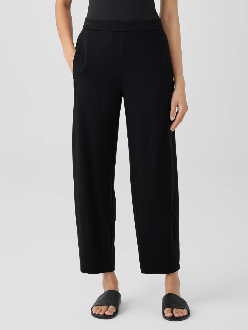 Eileen Fisher Pants, Shorts &amp; Jumpsuits | Stretch Jersey Knit Lantern Pant Black - Women
