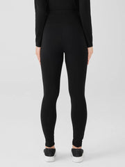 Eileen Fisher Pants, Shorts &amp; Jumpsuits | Stretch Jersey Knit Leggings Black - Women