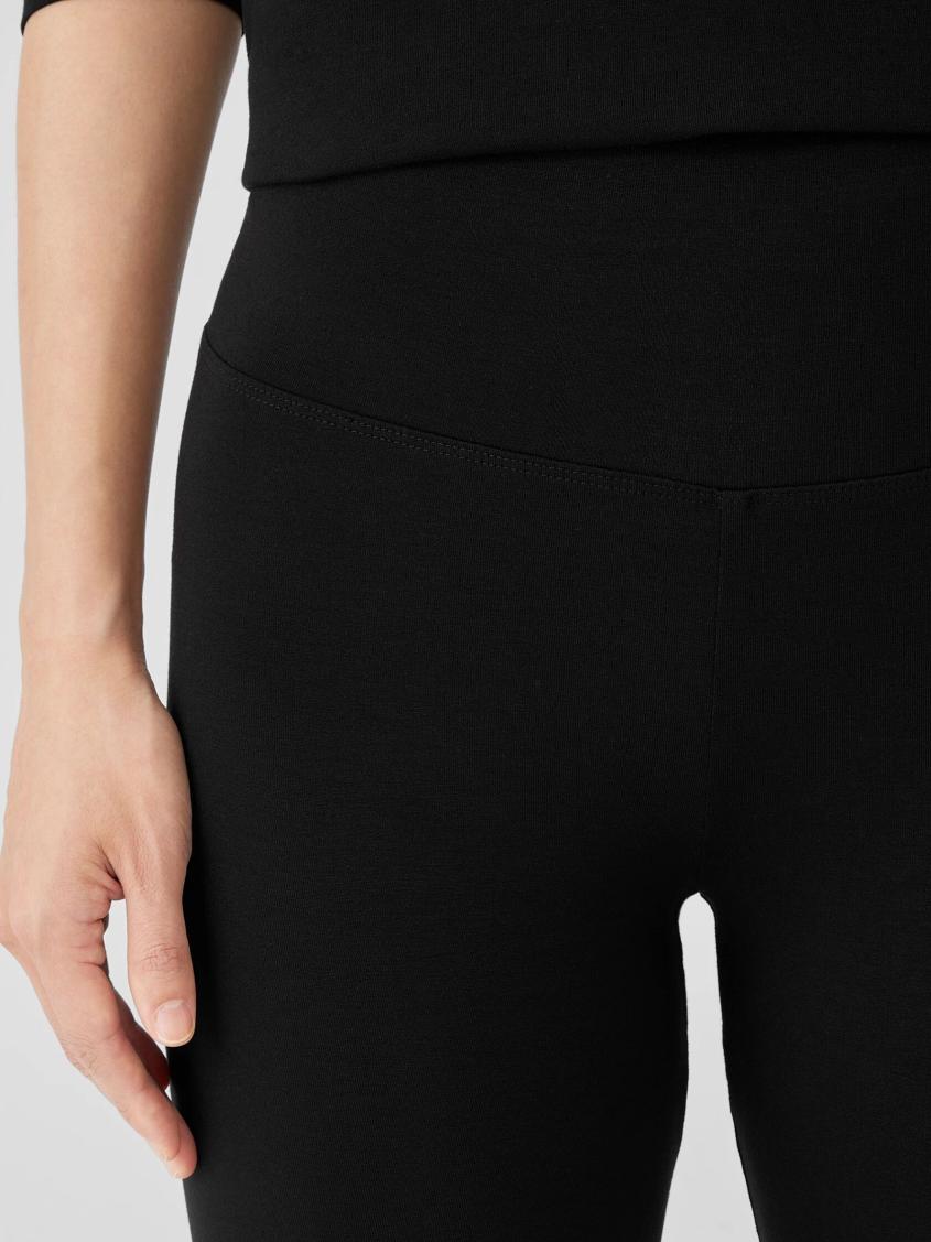 Eileen Fisher Pants, Shorts &amp; Jumpsuits | Stretch Jersey Knit Leggings Black - Women