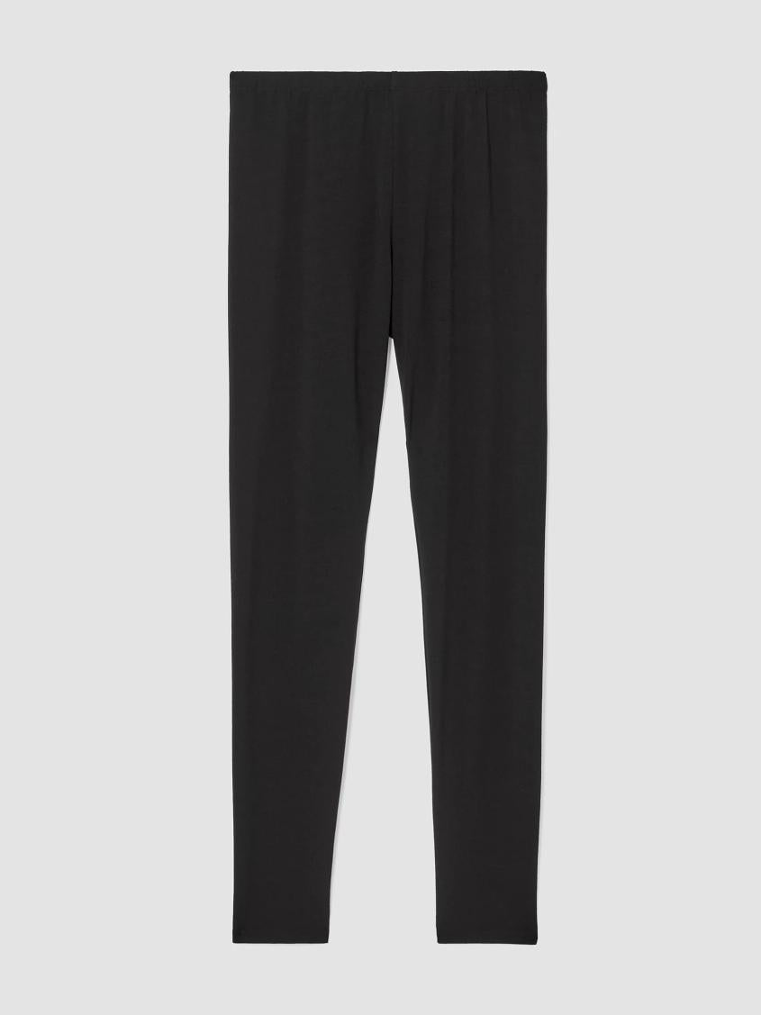 Eileen Fisher Pants, Shorts &amp; Jumpsuits | Stretch Jersey Knit Leggings Black - Women