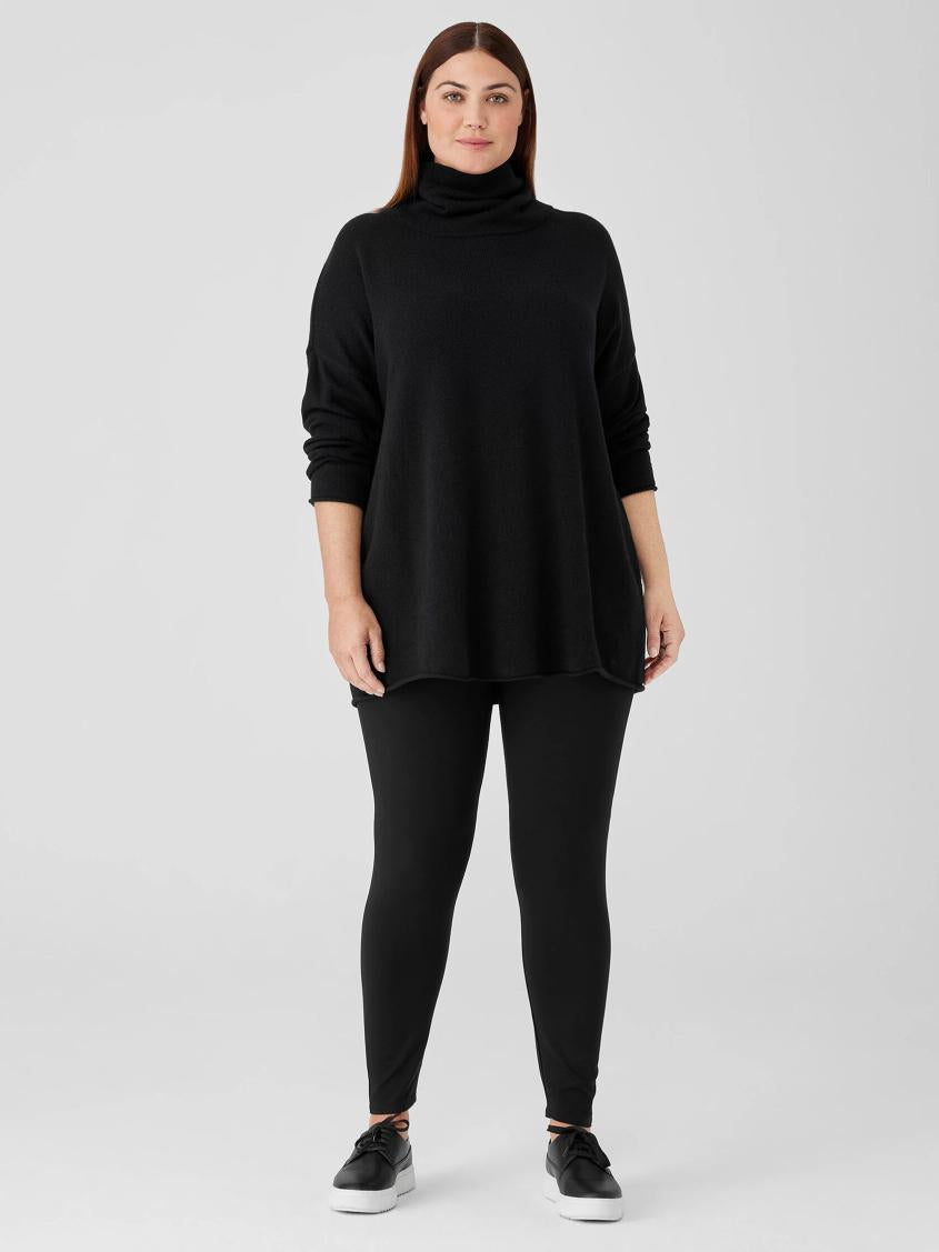 Eileen Fisher Pants, Shorts &amp; Jumpsuits | Stretch Jersey Knit Leggings Black - Women