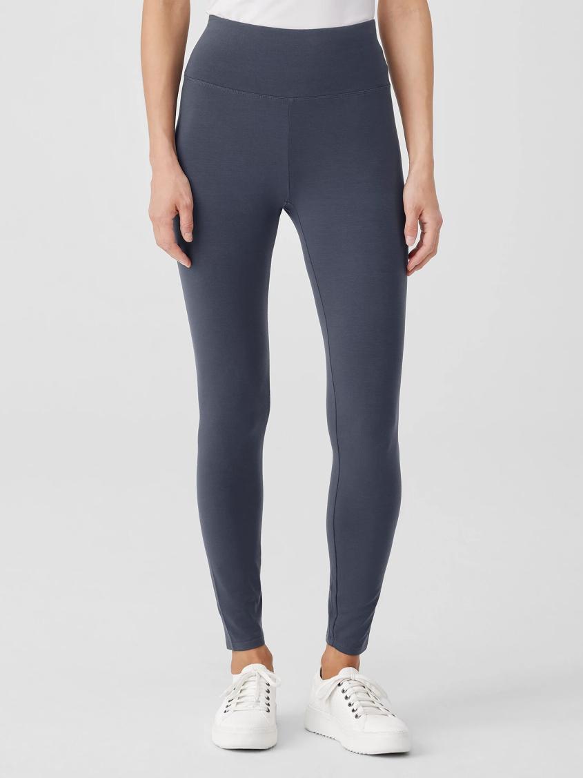 Eileen Fisher Pants, Shorts &amp; Jumpsuits | Stretch Jersey Knit Leggings Ocean - Women