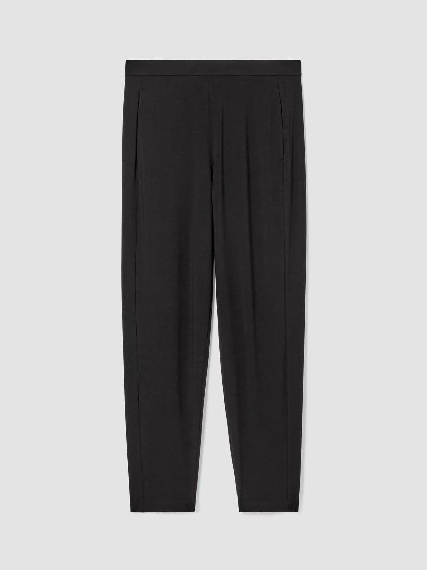 Eileen Fisher Pants, Shorts &amp; Jumpsuits | Stretch Jersey Knit Slouchy Pant Black - Women