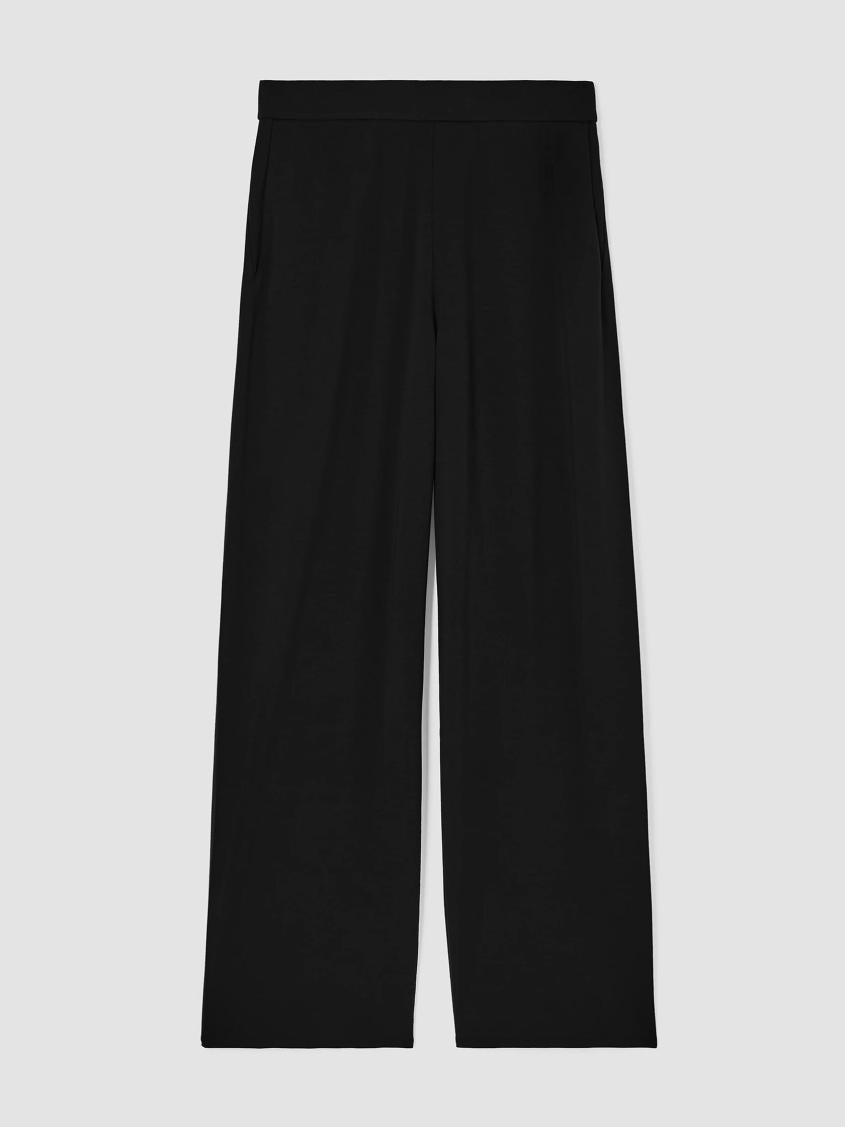 Eileen Fisher Pants, Shorts &amp; Jumpsuits | Stretch Jersey Knit Straight Pant Black - Women