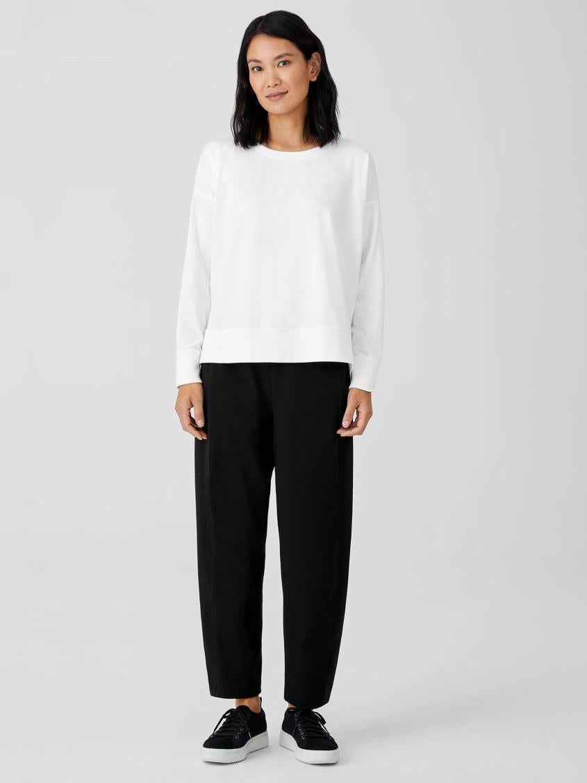 Eileen Fisher Pants, Shorts &amp; Jumpsuits | Traceable Cotton Jersey Lantern Pant Black - Women