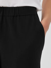 Eileen Fisher Pants, Shorts &amp; Jumpsuits | Traceable Cotton Jersey Pant Black - Women
