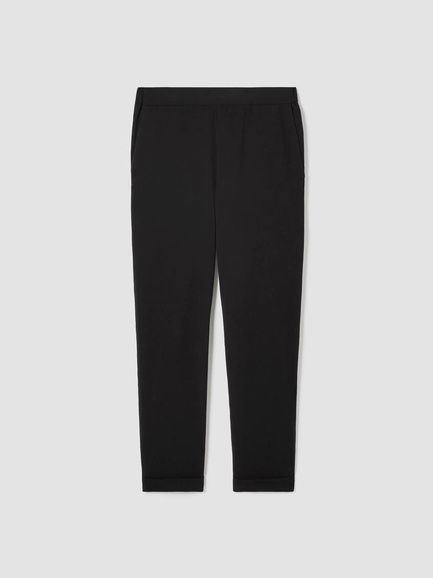 Eileen Fisher Pants, Shorts &amp; Jumpsuits | Traceable Cotton Jersey Pant Black - Women