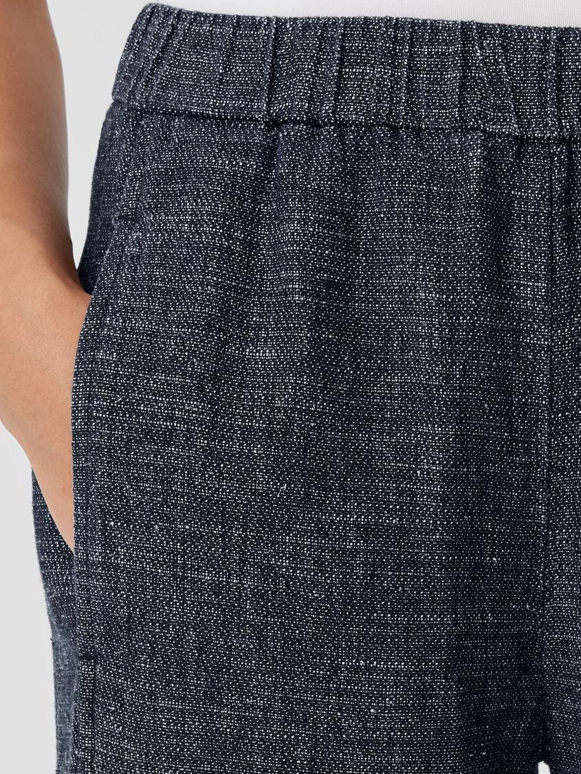 Eileen Fisher Pants, Shorts &amp; Jumpsuits | Tweedy Hemp Cotton Lantern Pant Denim - Women