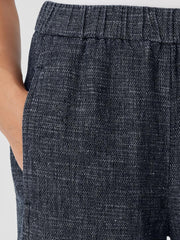 Eileen Fisher Pants, Shorts &amp; Jumpsuits | Tweedy Hemp Cotton Lantern Pant Denim - Women
