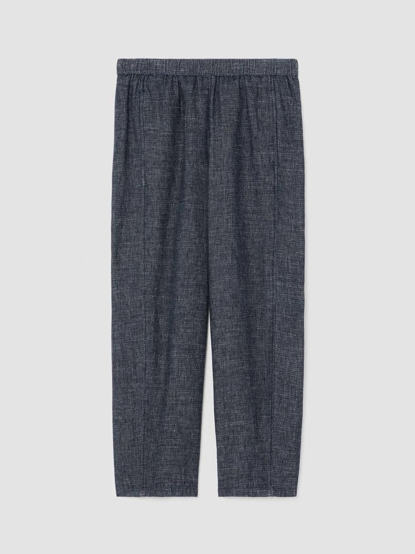 Eileen Fisher Pants, Shorts &amp; Jumpsuits | Tweedy Hemp Cotton Lantern Pant Denim - Women