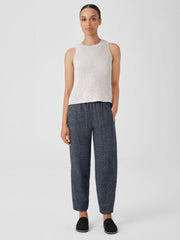 Eileen Fisher Pants, Shorts &amp; Jumpsuits | Tweedy Hemp Cotton Lantern Pant Denim - Women