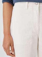 Eileen Fisher Pants, Shorts &amp; Jumpsuits | Undyed Organic Cotton Denim Lantern Jean Undyed Natural - Women