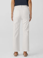 Eileen Fisher Pants, Shorts &amp; Jumpsuits | Undyed Organic Cotton Denim Straight Jean Undyed Natural - Women