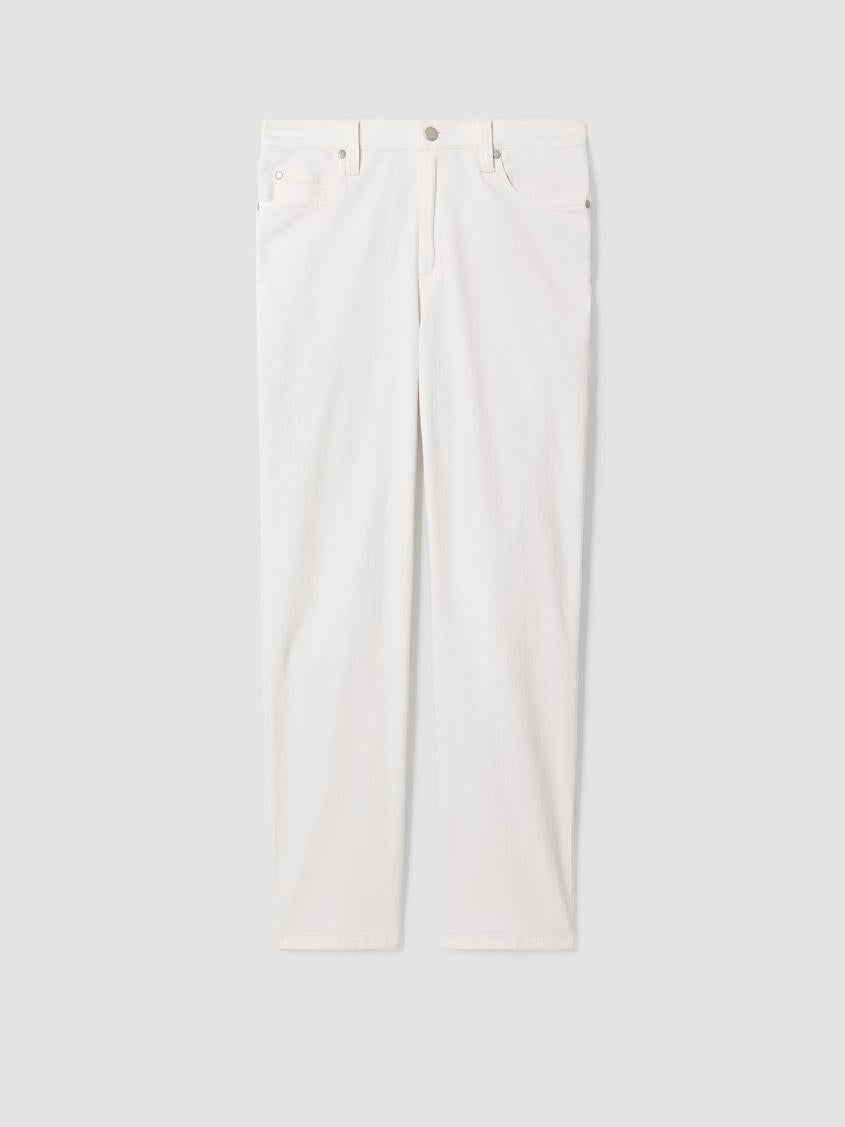 Eileen Fisher Pants, Shorts &amp; Jumpsuits | Undyed Organic Cotton Denim Straight Jean Undyed Natural - Women
