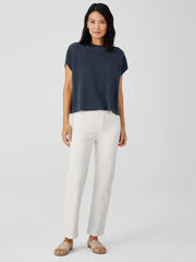 Eileen Fisher Pants, Shorts &amp; Jumpsuits | Undyed Organic Cotton Denim Straight Jean Undyed Natural - Women