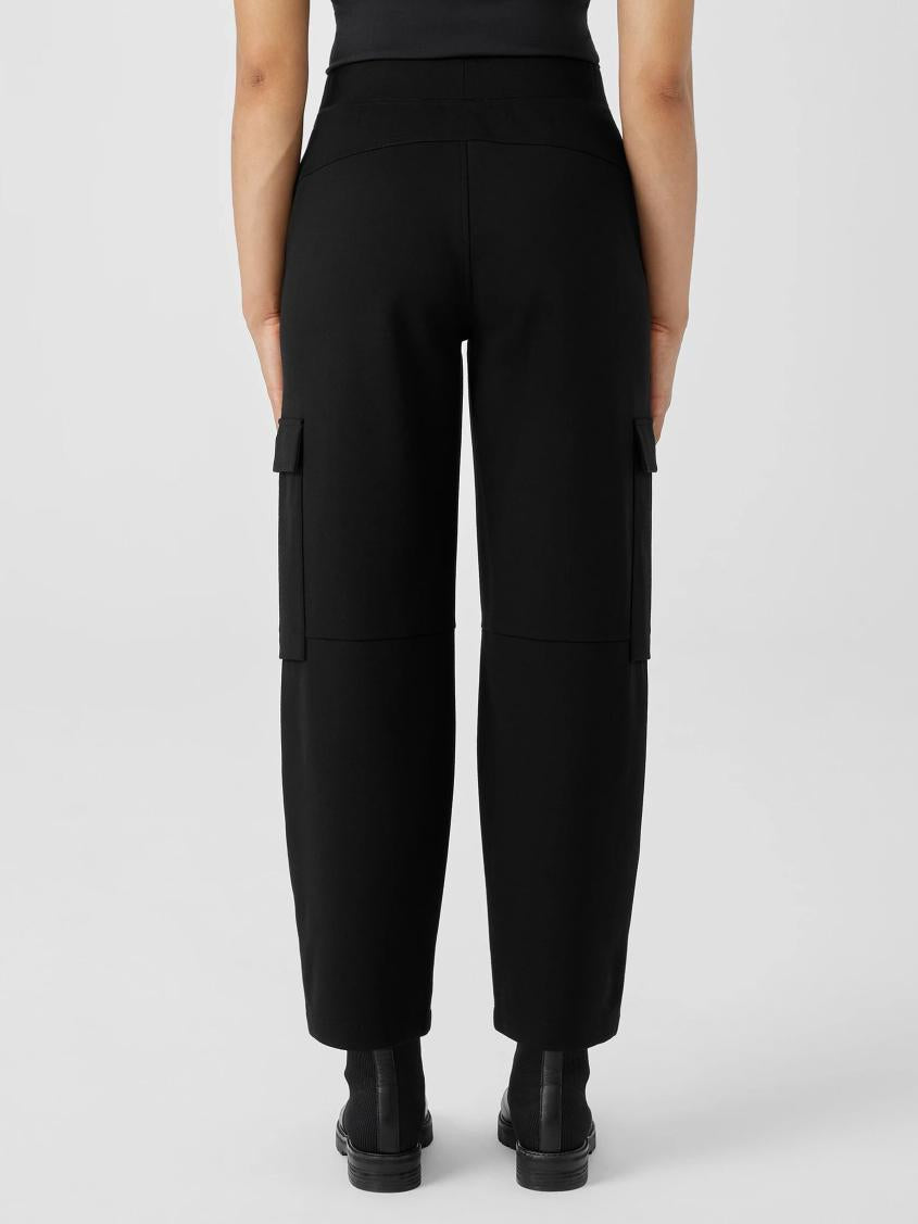 Eileen Fisher Pants, Shorts &amp; Jumpsuits | Washable Flex Ponte Cargo Lantern Pant Black - Women