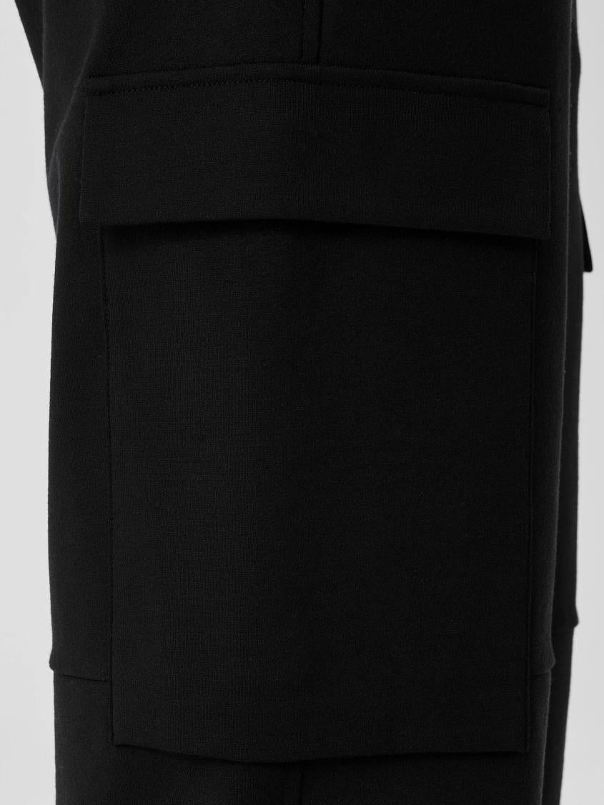 Eileen Fisher Pants, Shorts &amp; Jumpsuits | Washable Flex Ponte Cargo Lantern Pant Black - Women