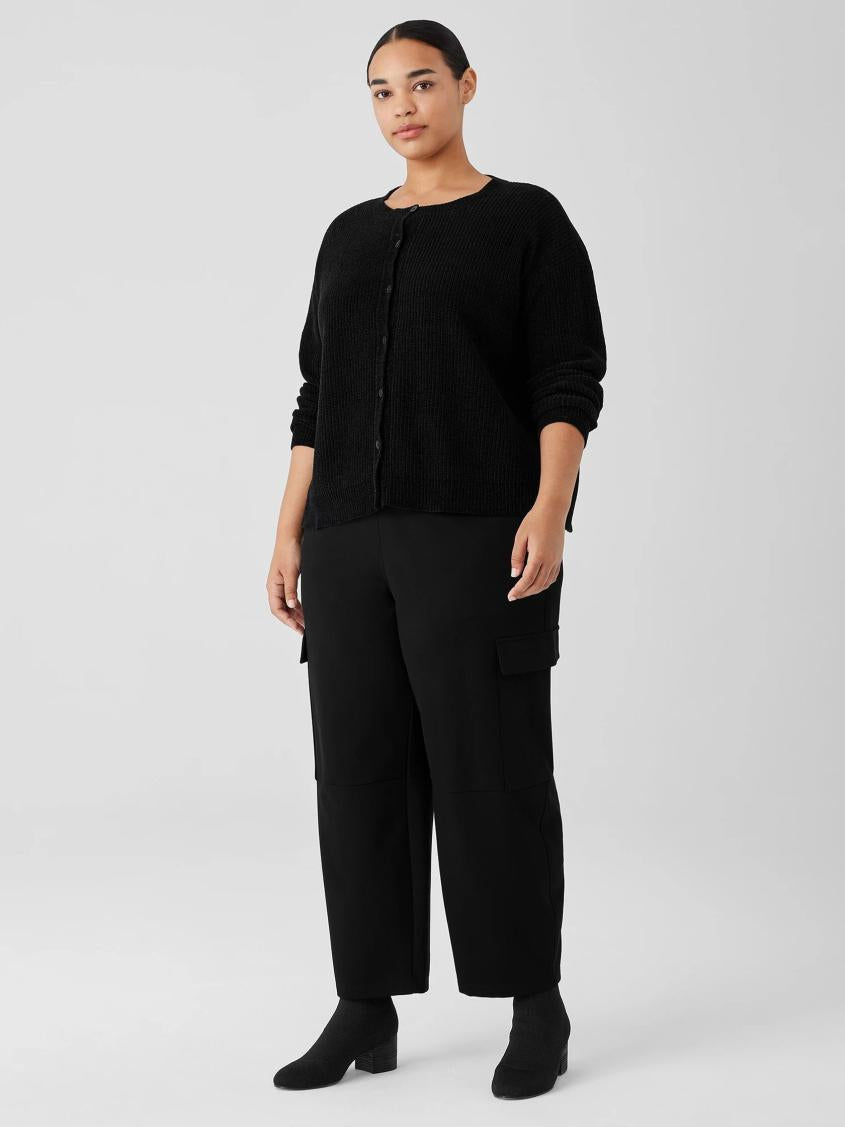 Eileen Fisher Pants, Shorts &amp; Jumpsuits | Washable Flex Ponte Cargo Lantern Pant Black - Women