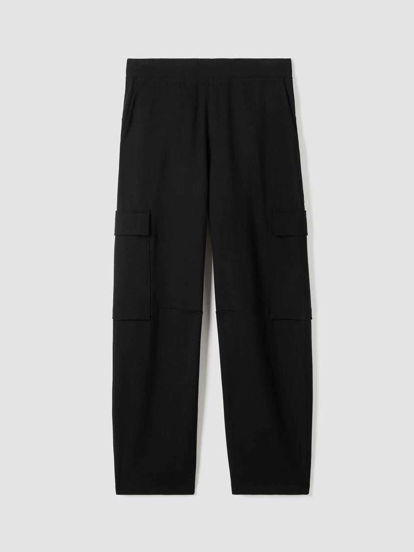 Eileen Fisher Pants, Shorts &amp; Jumpsuits | Washable Flex Ponte Cargo Lantern Pant Black - Women