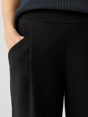 Eileen Fisher Pants, Shorts &amp; Jumpsuits | Washable Flex Ponte Carrot Pant Black - Women