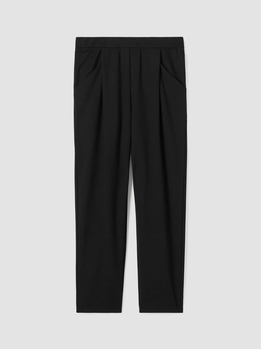 Eileen Fisher Pants, Shorts &amp; Jumpsuits | Washable Flex Ponte Carrot Pant Black - Women