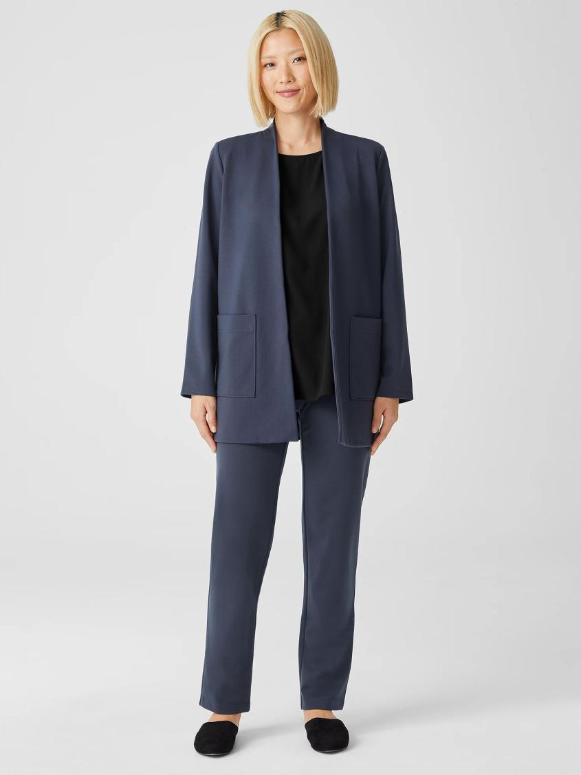Eileen Fisher Pants, Shorts &amp; Jumpsuits | Washable Flex Ponte Pant Ocean - Women