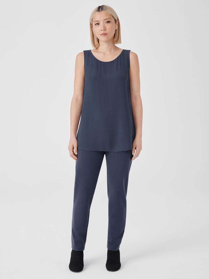 Eileen Fisher Pants, Shorts &amp; Jumpsuits | Washable Flex Ponte Pant Ocean - Women