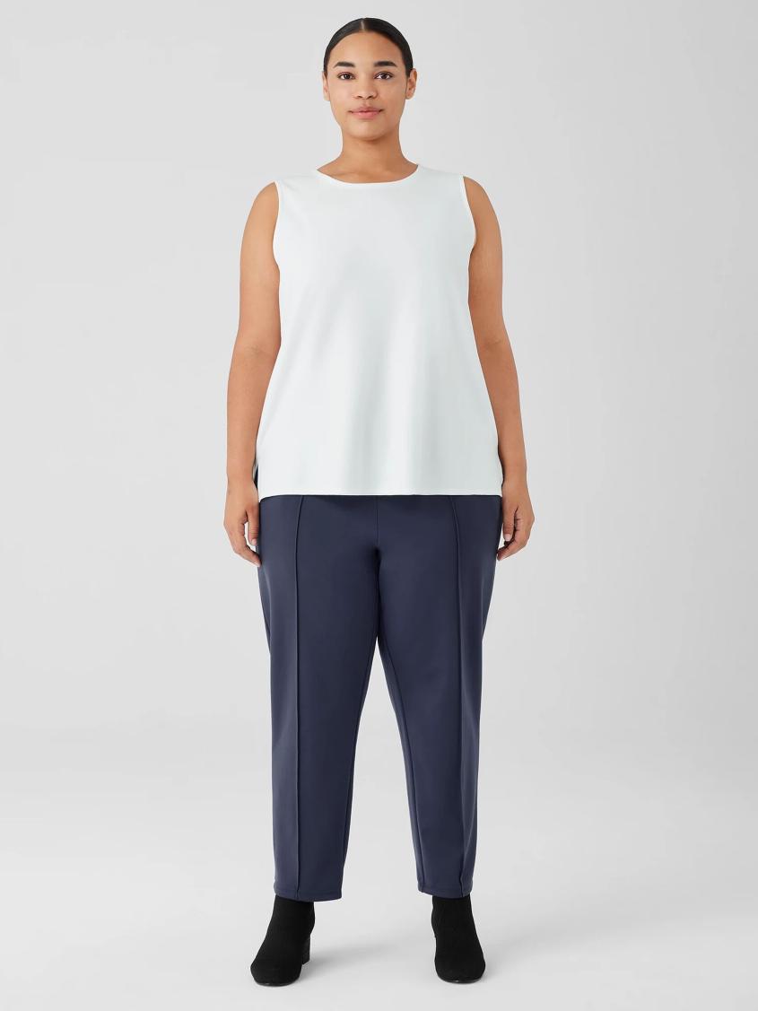 Eileen Fisher Pants, Shorts &amp; Jumpsuits | Washable Flex Ponte Pintuck Pant Ocean - Women