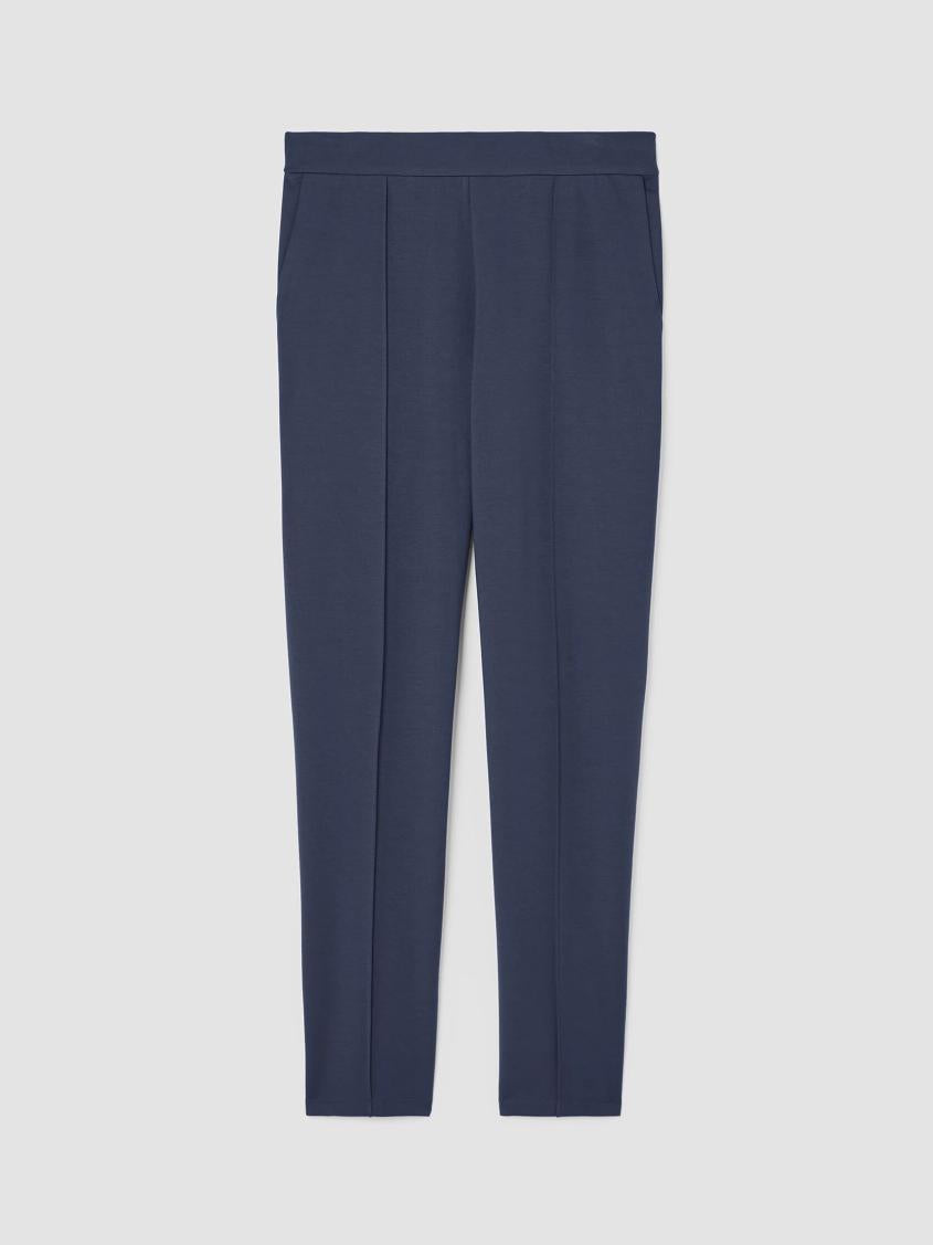Eileen Fisher Pants, Shorts &amp; Jumpsuits | Washable Flex Ponte Pintuck Pant Ocean - Women