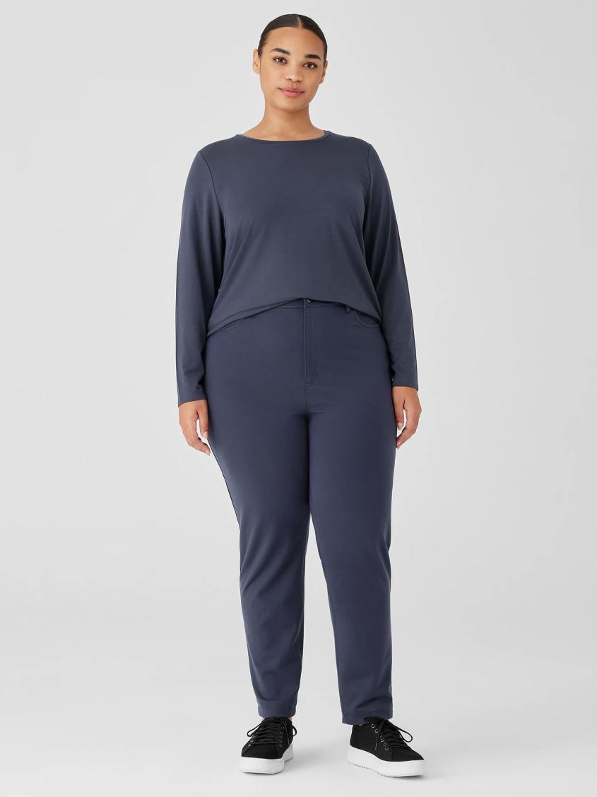 Eileen Fisher Pants, Shorts &amp; Jumpsuits | Washable Flex Ponte Slim Jean Ocean - Women