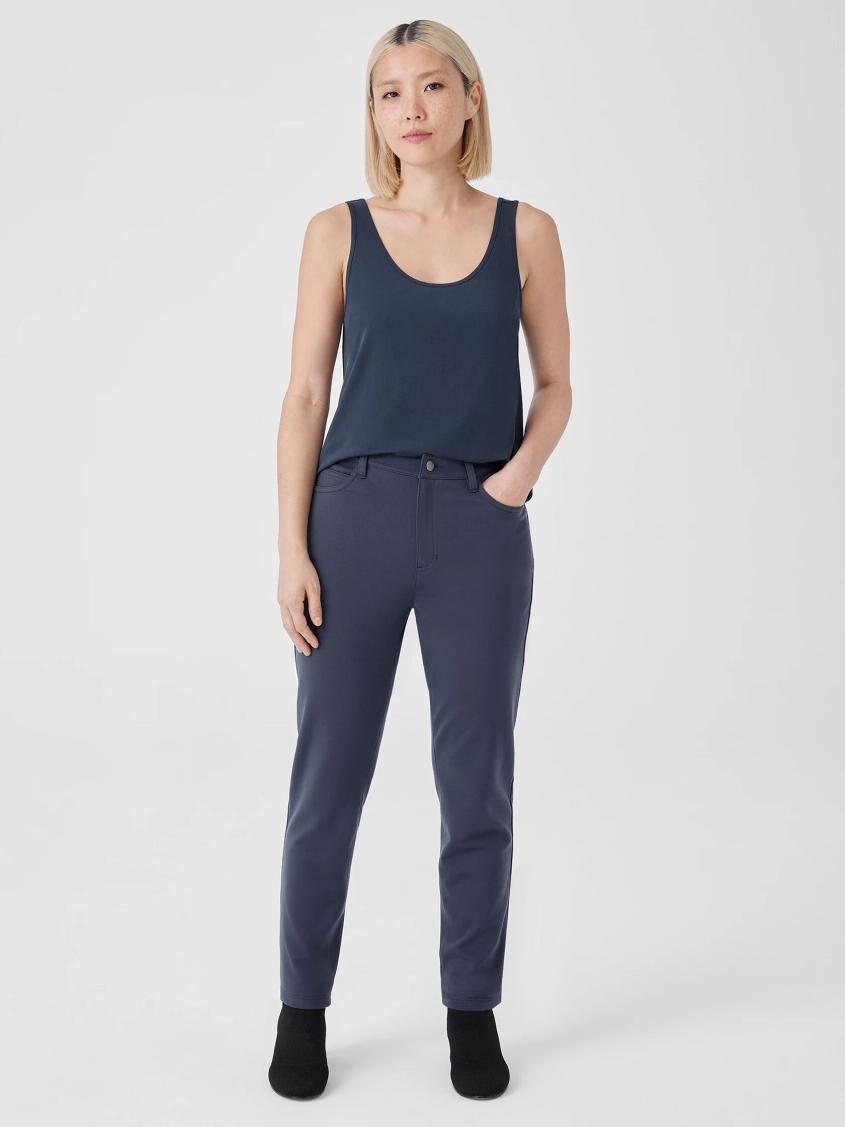 Eileen Fisher Pants, Shorts &amp; Jumpsuits | Washable Flex Ponte Slim Jean Ocean - Women