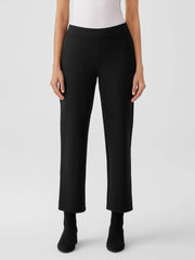 Eileen Fisher Pants, Shorts &amp; Jumpsuits | Washable Flex Ponte Straight Pant Black - Women