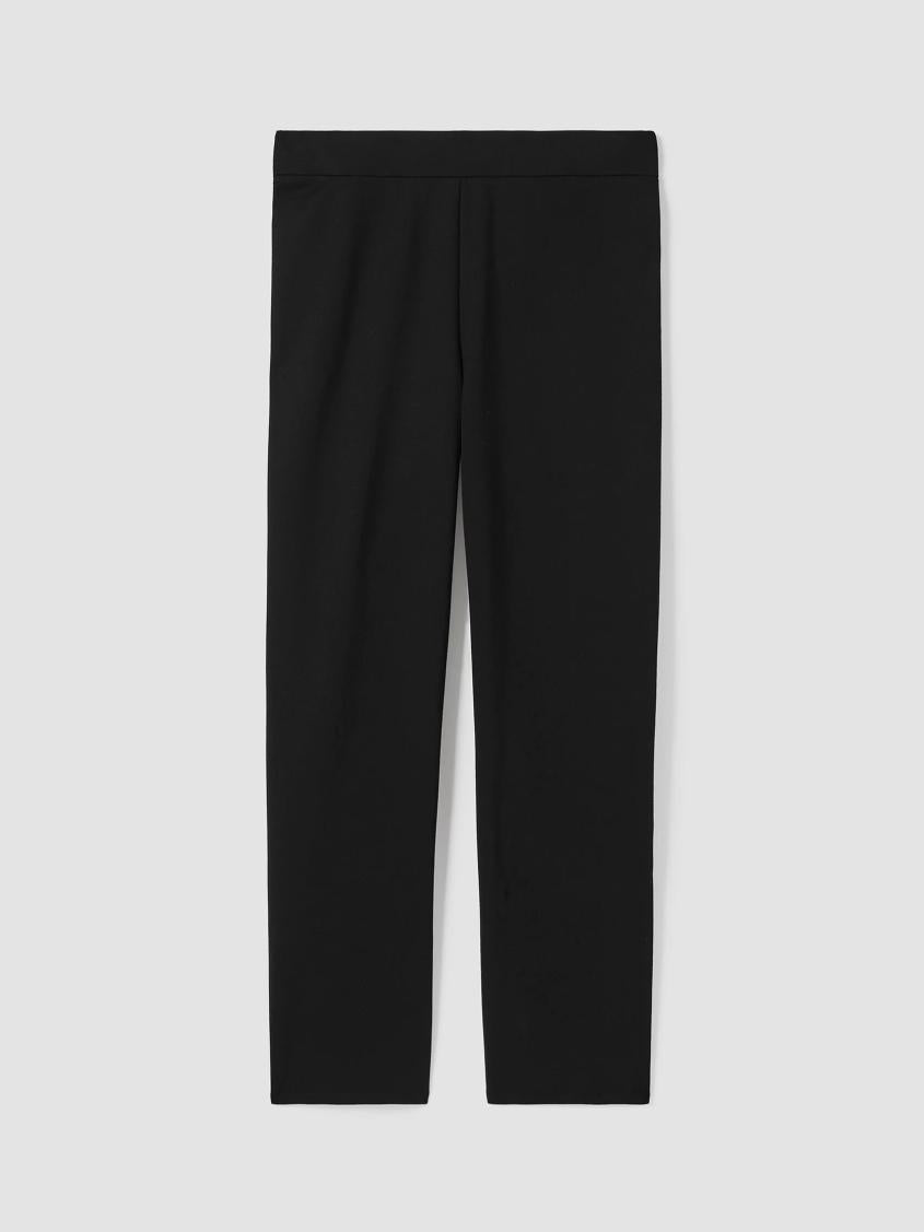 Eileen Fisher Pants, Shorts &amp; Jumpsuits | Washable Flex Ponte Straight Pant Black - Women