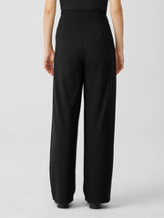Eileen Fisher Pants, Shorts &amp; Jumpsuits | Washable Flex Ponte Wide-Leg Pant Black - Women