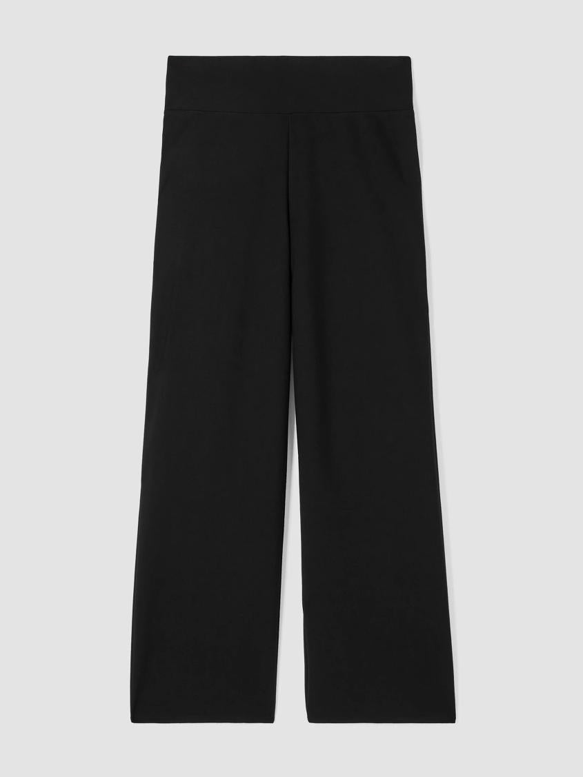Eileen Fisher Pants, Shorts &amp; Jumpsuits | Washable Flex Ponte Wide-Leg Pant Black - Women