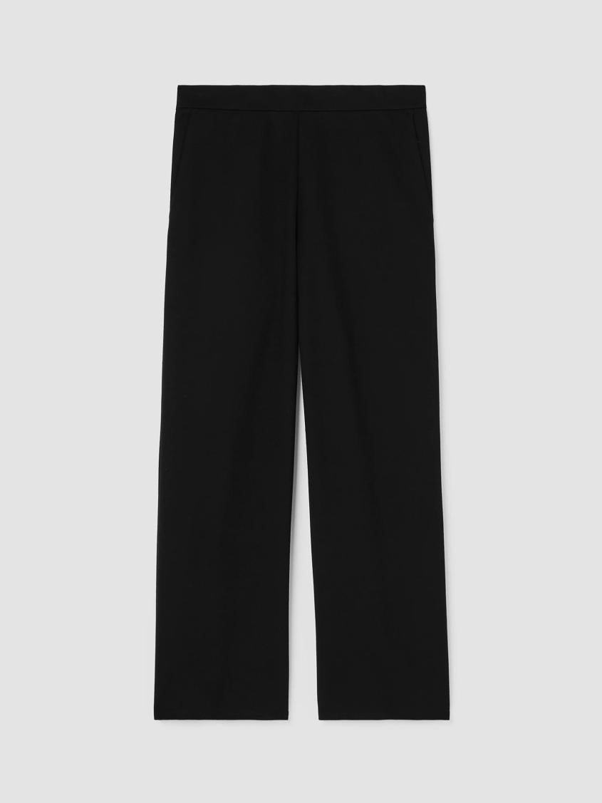 Eileen Fisher Pants, Shorts &amp; Jumpsuits | Washable Flex Ponte Wide-Leg Pant Black - Women